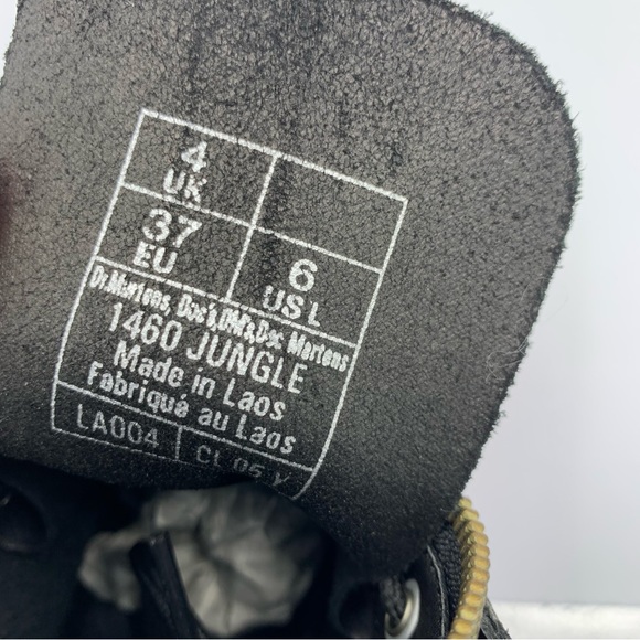 New Dr. Martens Womens 6 Style 1460 Jungle Pink Sole Zipper Front Wanama Boot - Picture 9 of 9